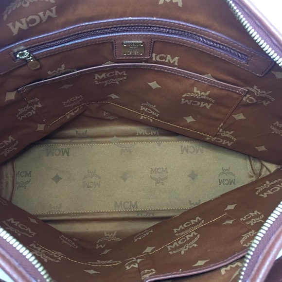 MCM HOBO Shoulder Bag- Tan - Picture 6 of 12